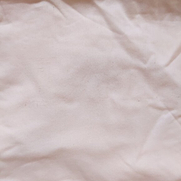 Pottery Barn Ruffle Anywhere Chair Slipcover ONLY Dusty Blush Pink mono removed - Picture 3 of 4